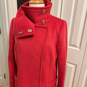 Ann Taylor NWOT Coat. Coral. Size M. Never Worn.